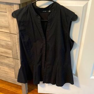 APT 9 Navy Blue Sleeveless Blouse M